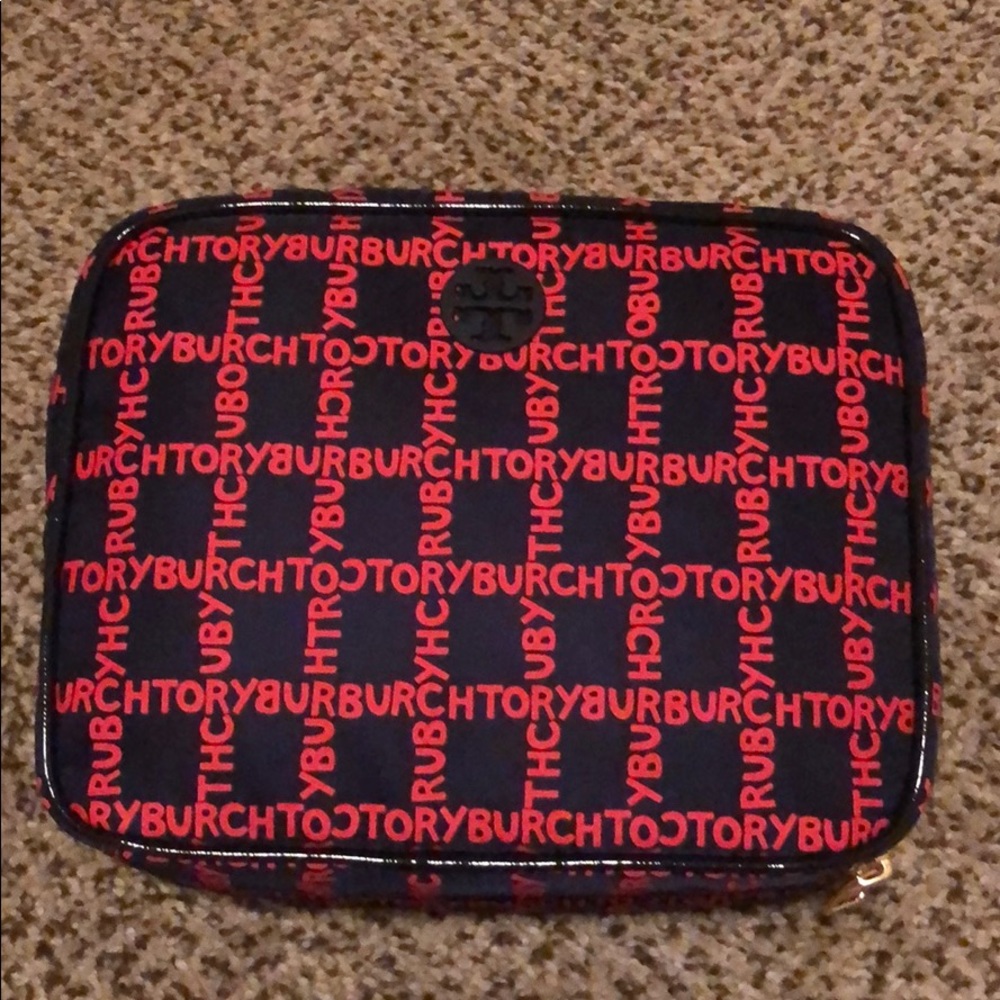 Tory Burch travel makeup case